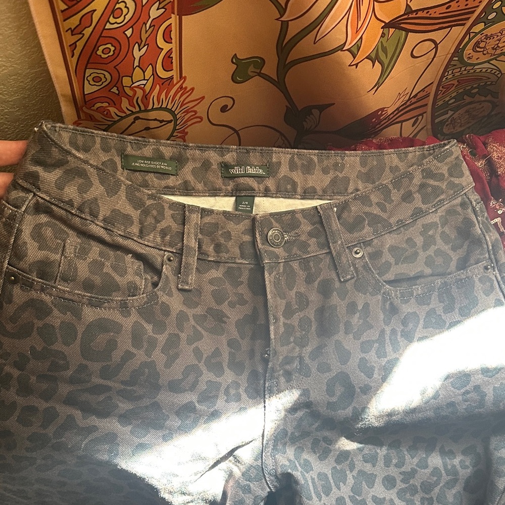 Wild Fable Animal Print Skinny Jeans